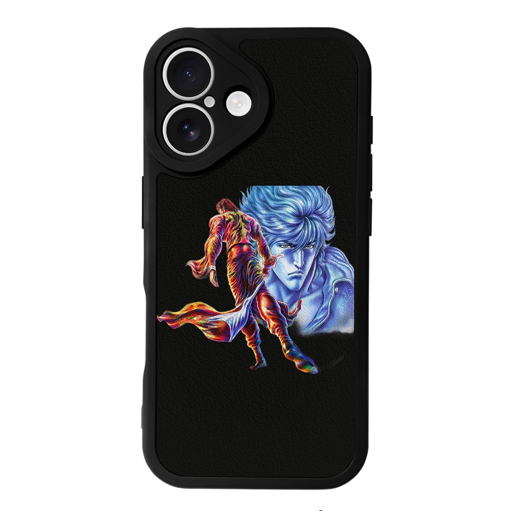 （画像用） 北斗の拳 Fist of the North Star 【iPhone 16シリーズ対応】シリコンスマホケース（レザー調） 材質：シリコン